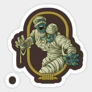 Two Headed Mummy Sticker